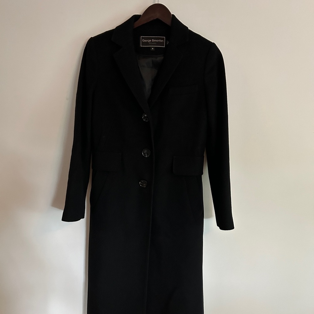 George Simonton Black Women's Coat